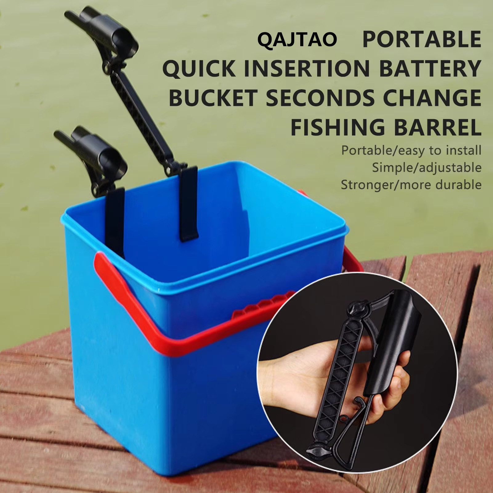 QAJTAO 10-25cm fishing rod rac - đánh giá và giá Fishing Rod Rack