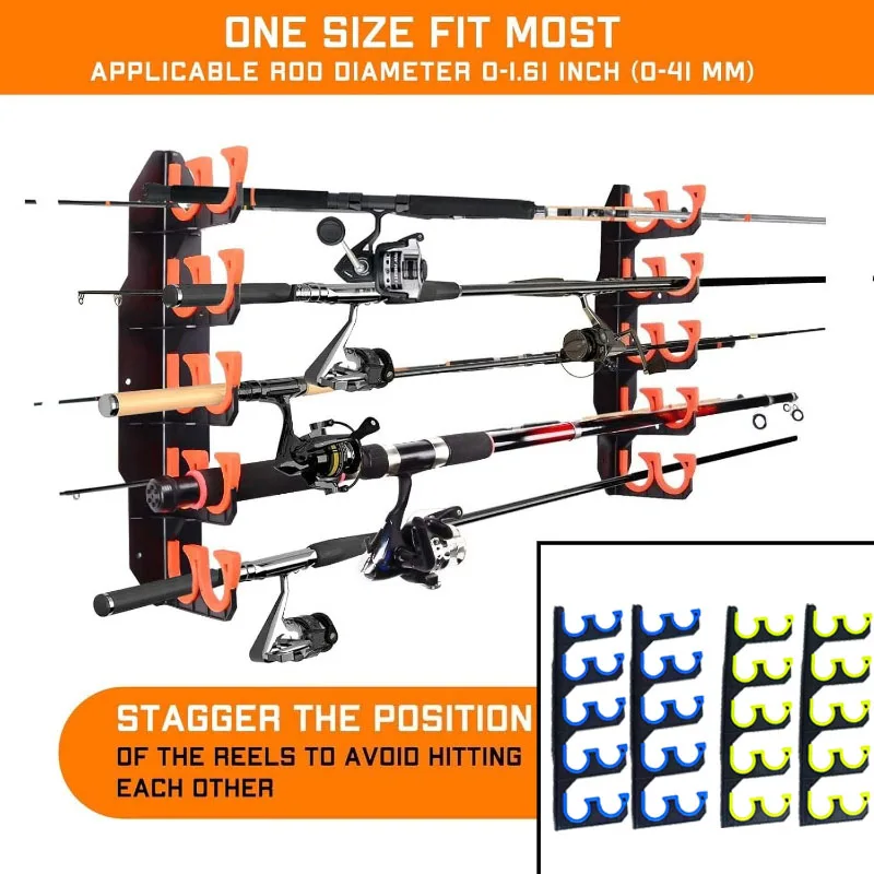Fishing Rod Holder for Garage  - đánh giá và giá Fishing Rod Rack