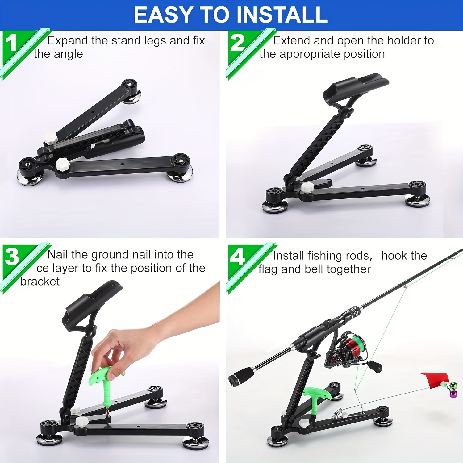 Ice Fishing Rod Holder Adjusta - đánh giá và giá Fishing Rod Ice