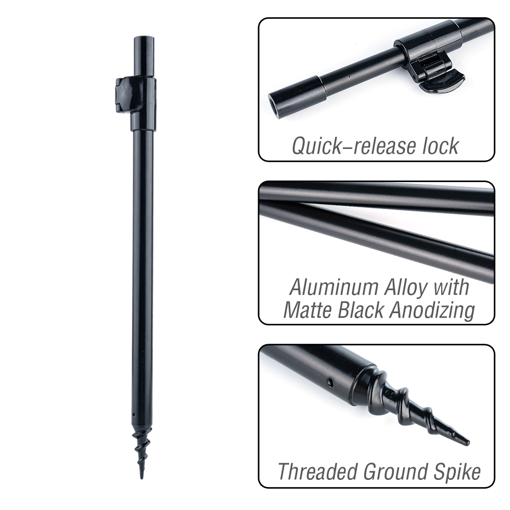 Telescopic Fishing Bank Stick  - đánh giá và giá Fishing Rod Rack